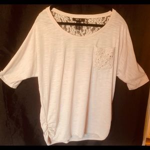 Style and Company Pale Pink Top Large
